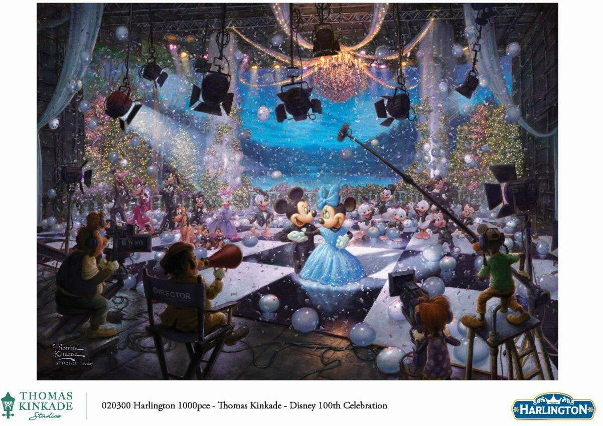 Disney 100th Celebration 1000 pieces - Harlington Thomas Kinkade