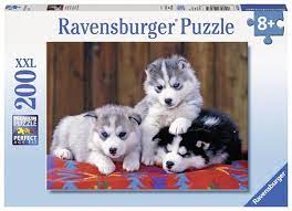 Mignons Huskies Puzzle 200pc