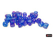 CHX27967 Aura/White Luminary Nebula 12mm d6 Dice Block Chessex