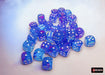 CHX27967 Aura/White Luminary Nebula 12mm d6 Dice Block Chessex