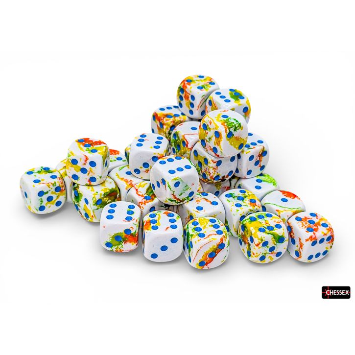 Breezy/blue 12mm d6 Dice Block (36 dice) Brush