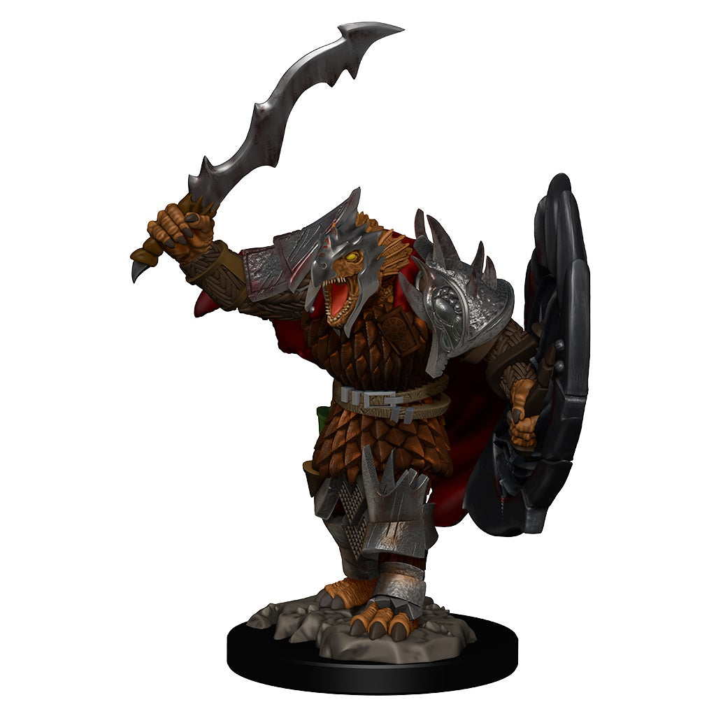 Dragonborn Male Fighter - D&D Premium Painted Figures Minis