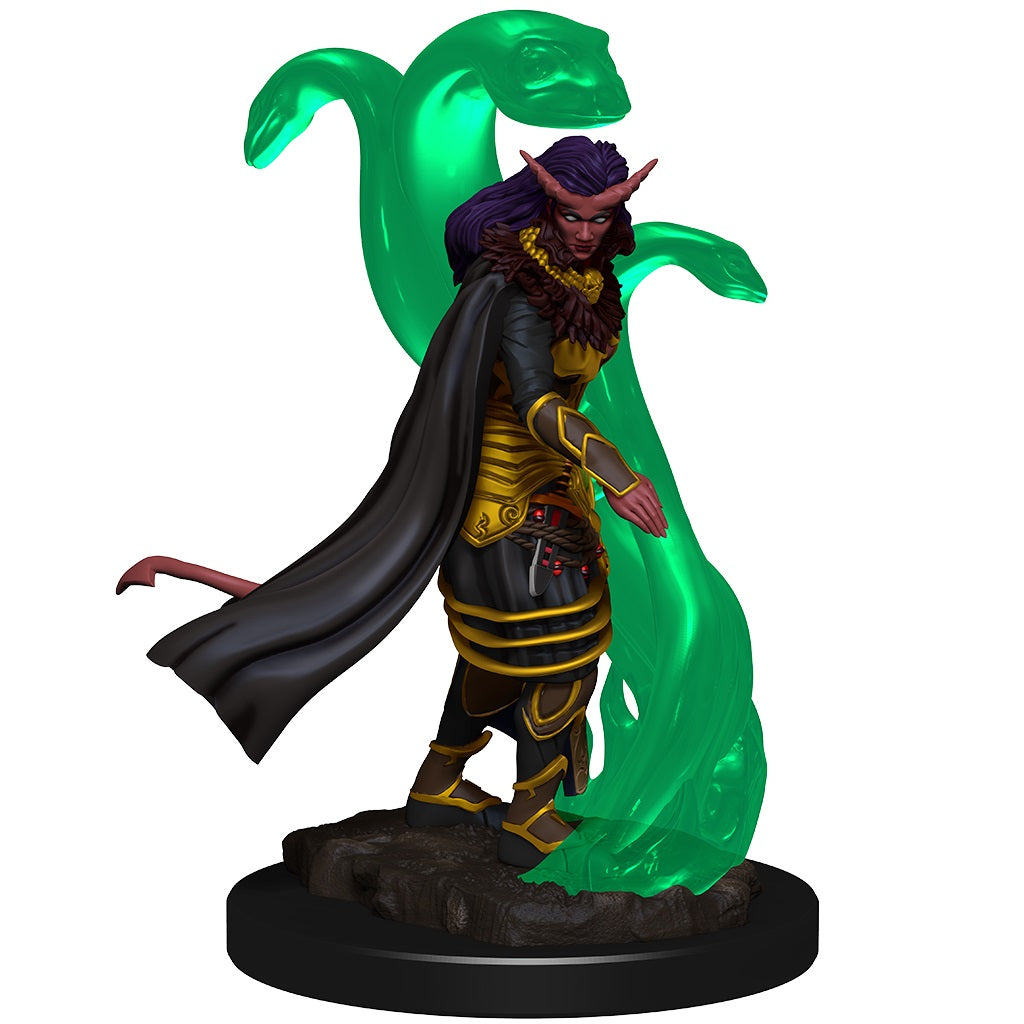 Tiefling Female Sorcerer - D&D Premium Painted Figures Minis