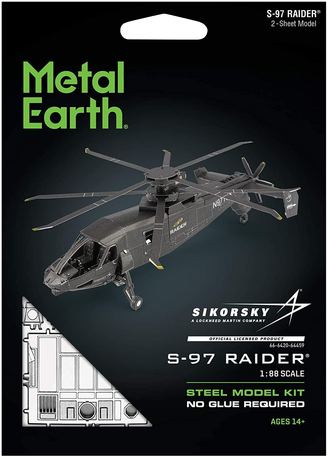 S-97 Raider - Metal Earth