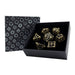 Tarnished Gold Hollow Dragon -  RPG Set LPG Dice Set