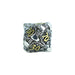 Chrome & Gold Hollow Dragon  - RPG Set LPG Dice Set