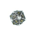 Chrome & Gold Hollow Dragon  - RPG Set LPG Dice Set