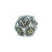 Chrome & Gold Hollow Dragon  - RPG Set LPG Dice Set