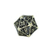 Tarnished Gold Hollow Dragon -  RPG Set LPG Dice Set