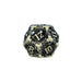 Tarnished Gold Hollow Dragon -  RPG Set LPG Dice Set