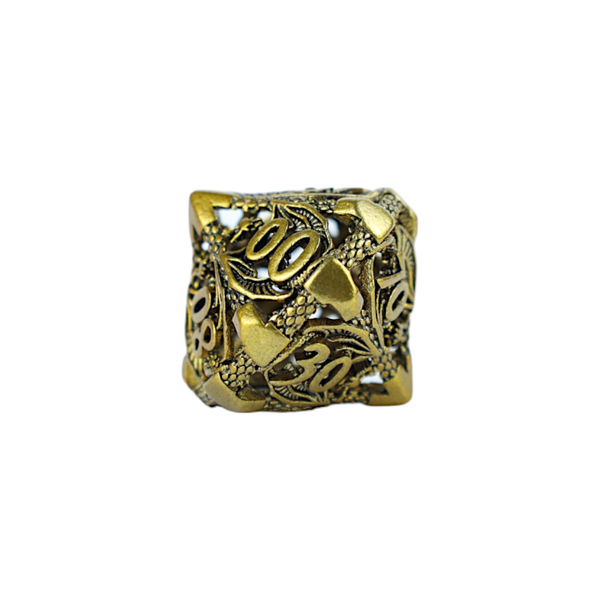 Ancient Bronze Hollow Dragon - RPG Set  LPG Dice Set