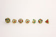 Metal RPG Leadlight 4 Colour/Gold - LPG Dice Set