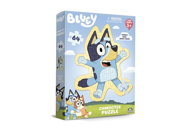 BLUEY 64PCE CHARACTER PUZZLE
