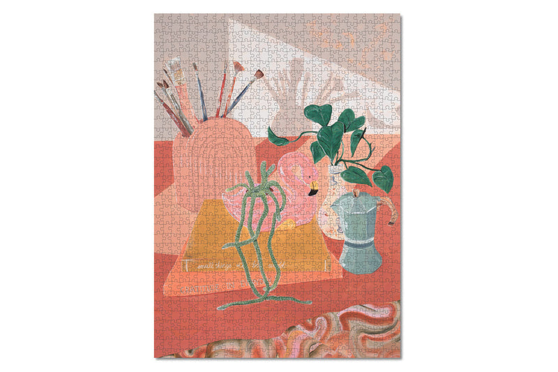 A Sunlit Corner - 1000 piece puzzle