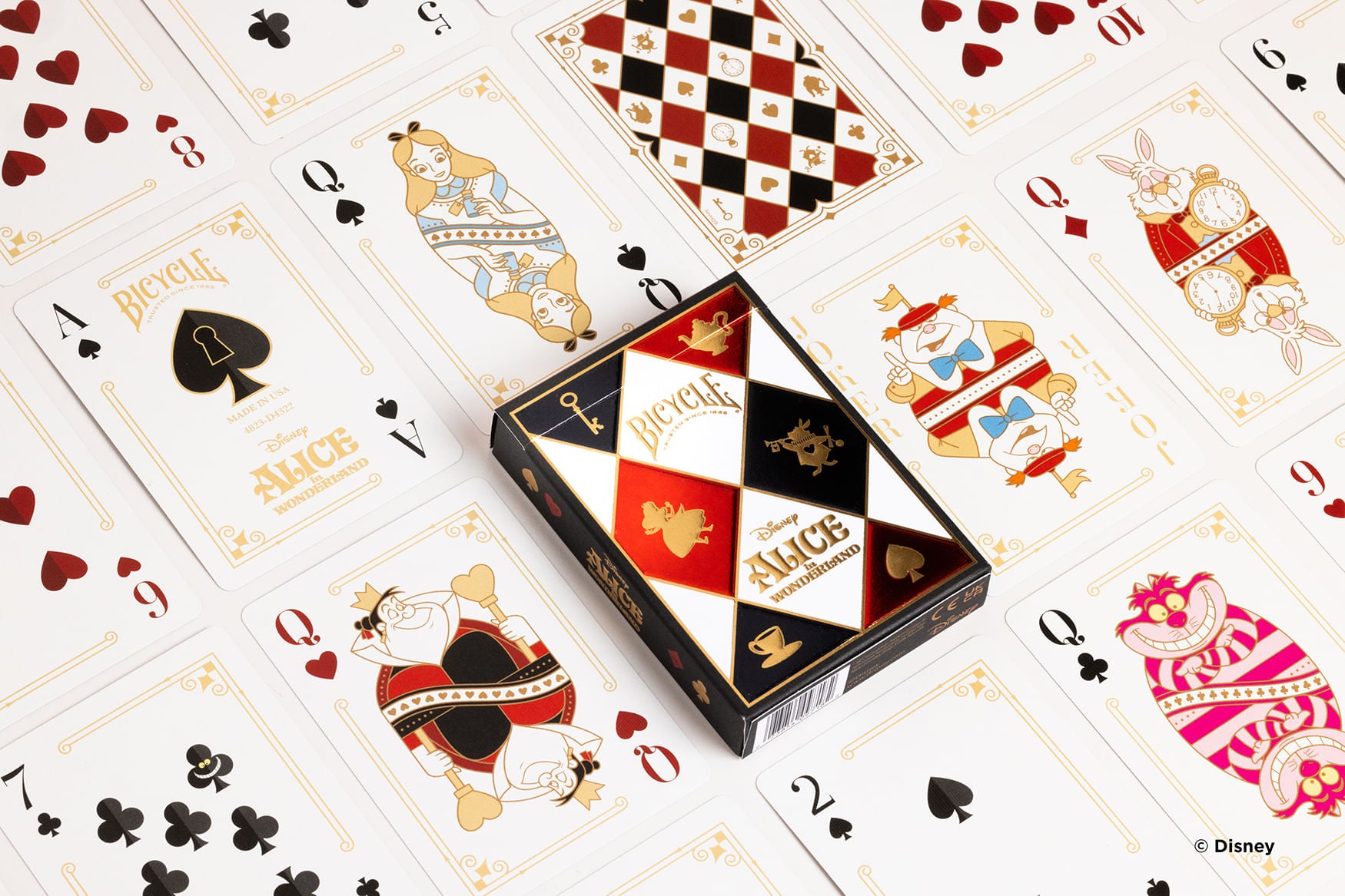 Alice in Wonderland - Bicycle Playing Cards