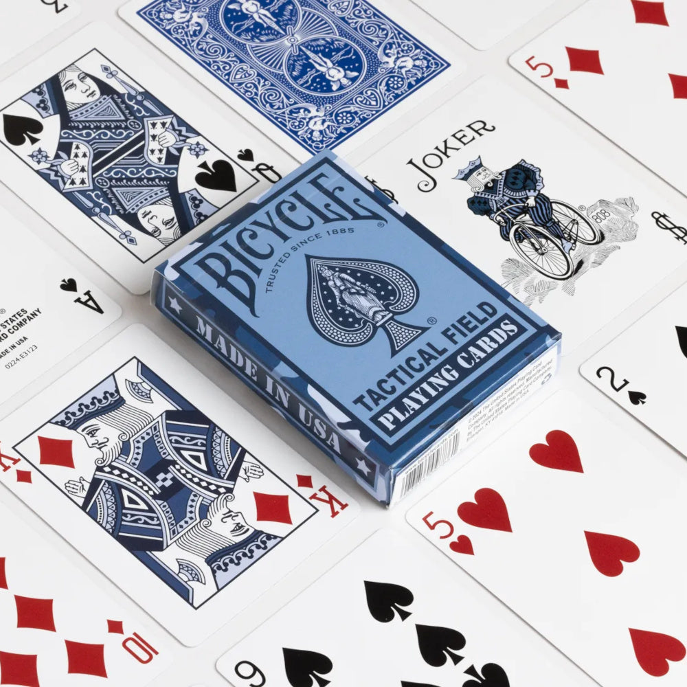 Bicycle Cards- Tactical Navy Black