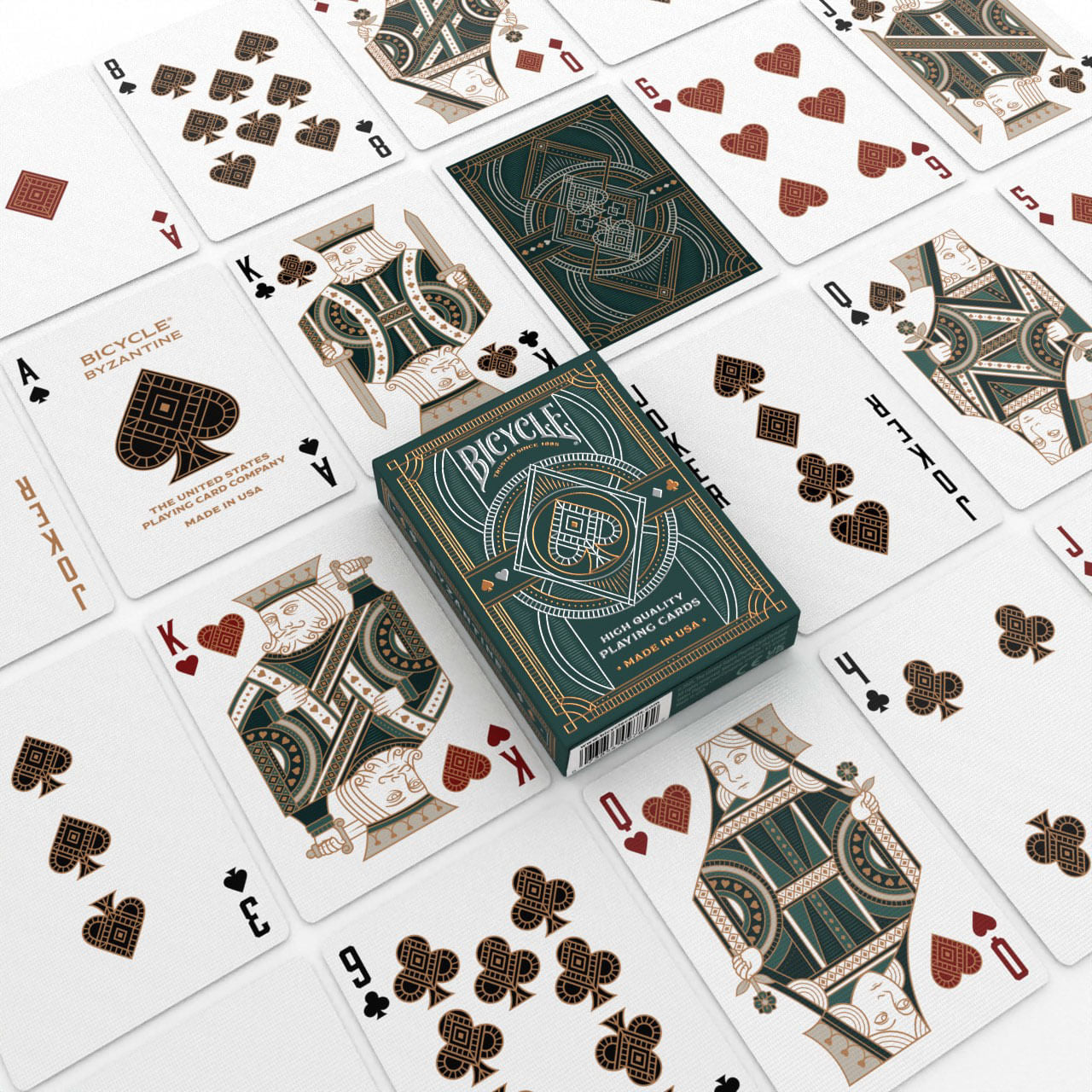 Byzantine Bicycle Playing Cards