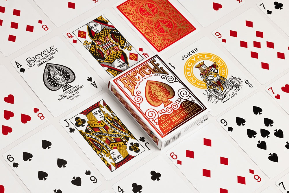 140th Anniversary Metalluxe - Bicycle Playing Cards