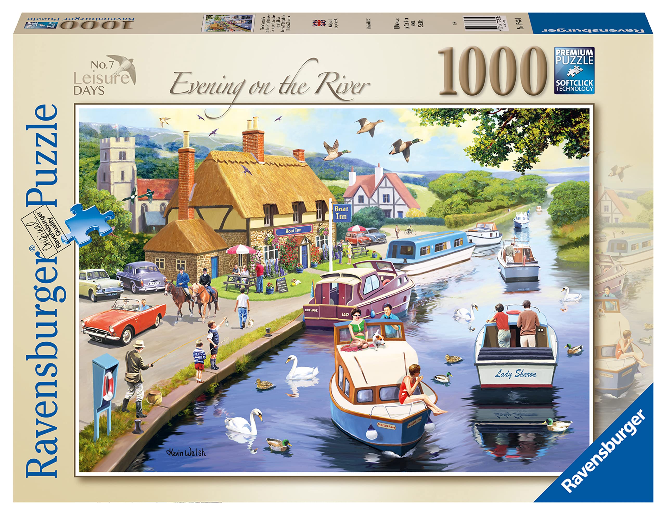 Leisure Days No 7 Evening on River1000pc Ravensburger