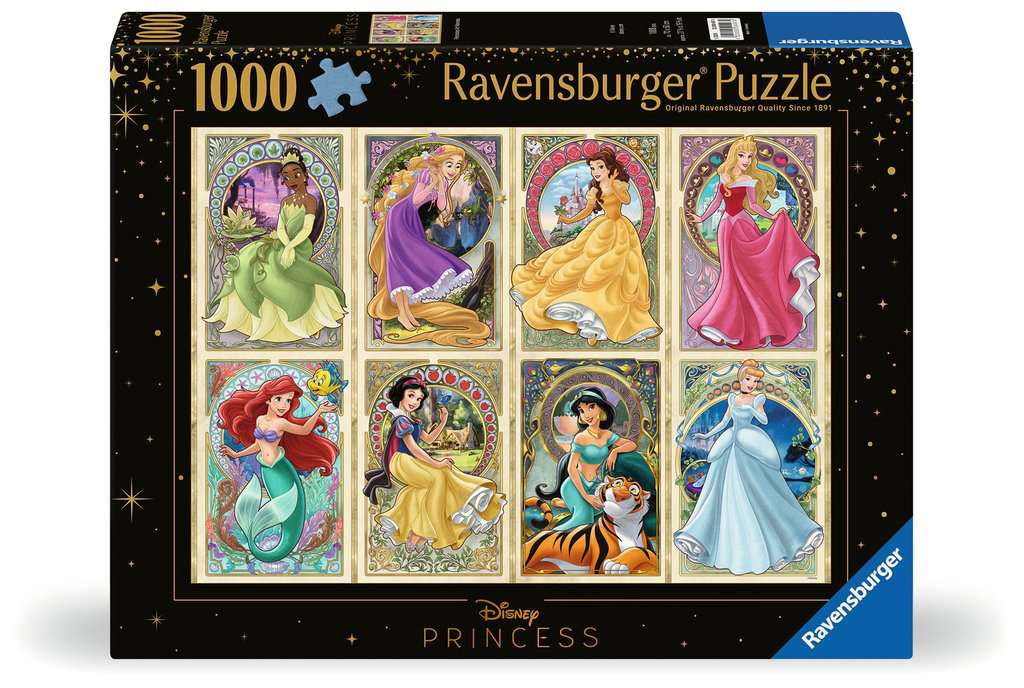 Disney Art Nouveau Princesses 1000p - RAVENSBURGER