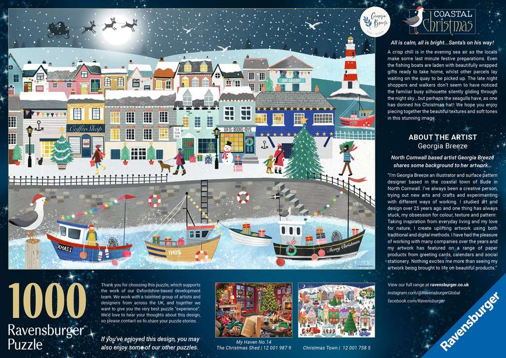 Coastal Christmas 1000 pieces - Ravensburger