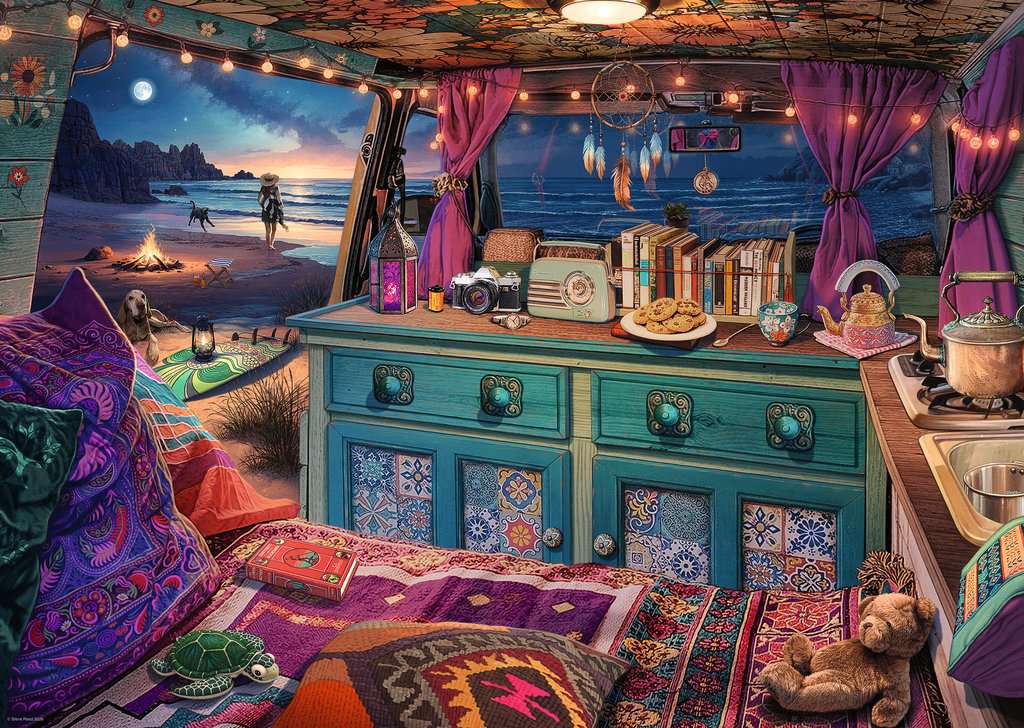 Campervan View from my Window No. 2 1000p - RAVENSBURGER