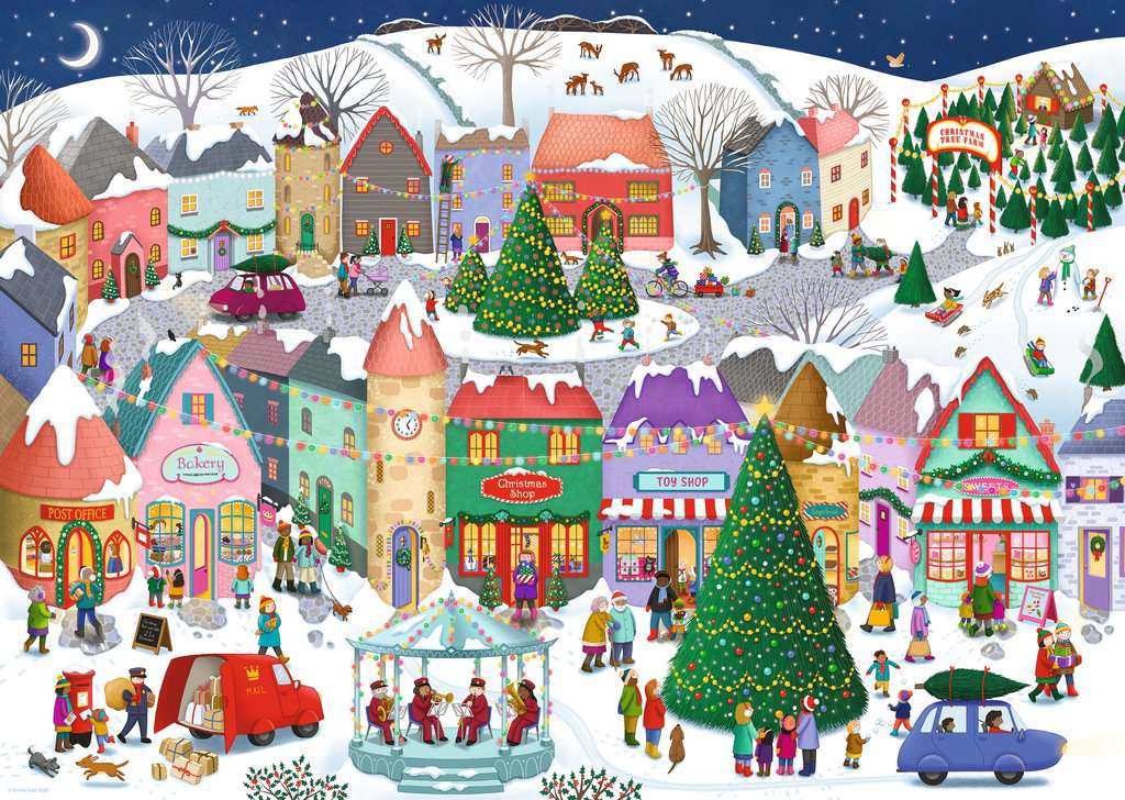 Christmas Town 1000 pieces - Ravensburger