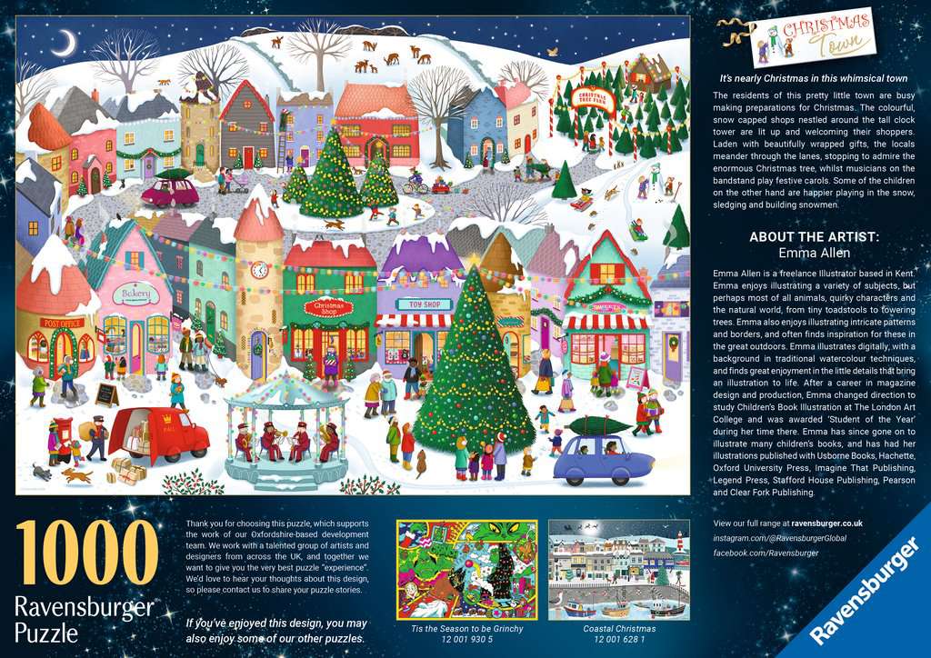 Christmas Town 1000 pieces - Ravensburger