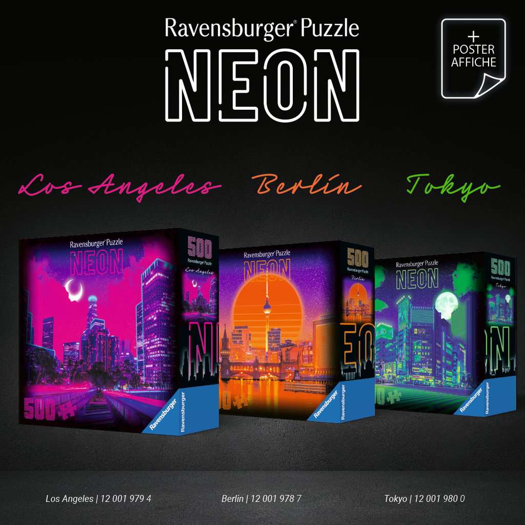 Los Angeles Neon Collection Puzzle 500p - RAVENSBURGER