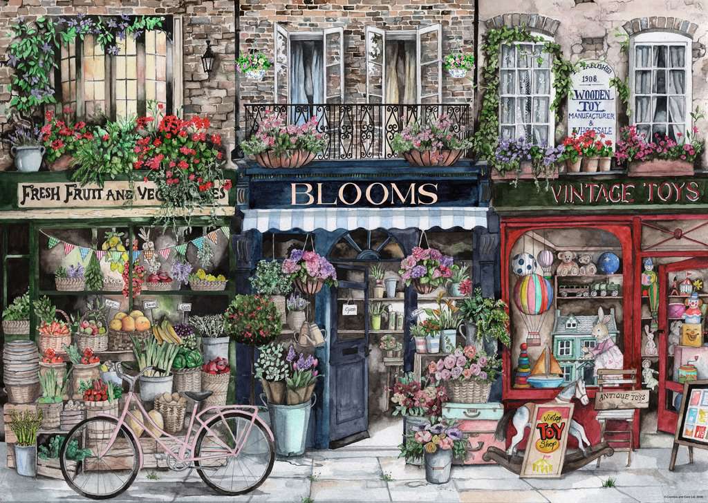 Busy High Street No.1 1000p - RAVENSBURGER