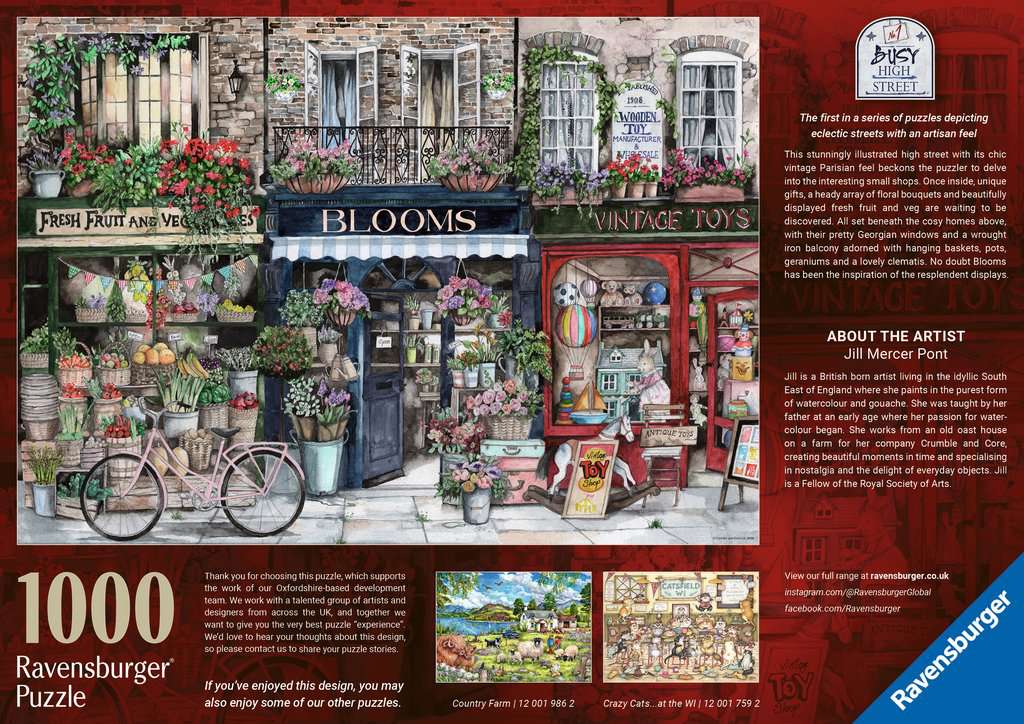 Busy High Street No.1 1000p - RAVENSBURGER