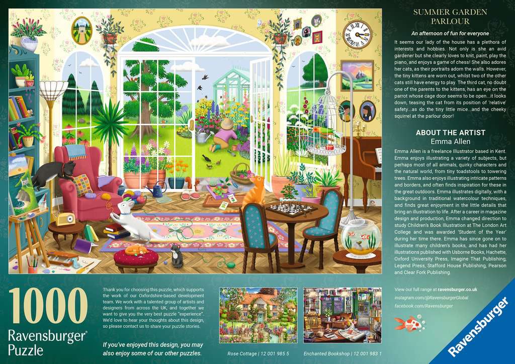 Summer Garden Parlour 1000p - RAVENSBURGER