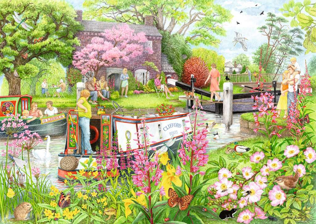 Cosy Cafe No.4 River Cafe 1000p - RAVENSBURGER