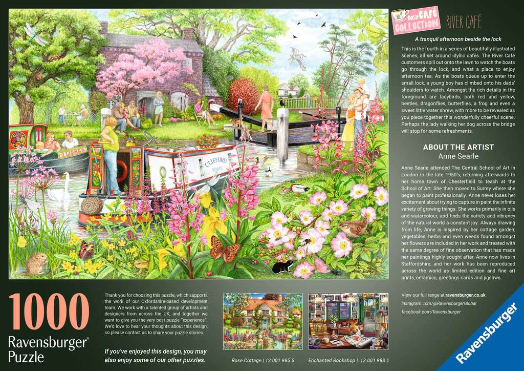 Cosy Cafe No.4 River Cafe 1000p - RAVENSBURGER