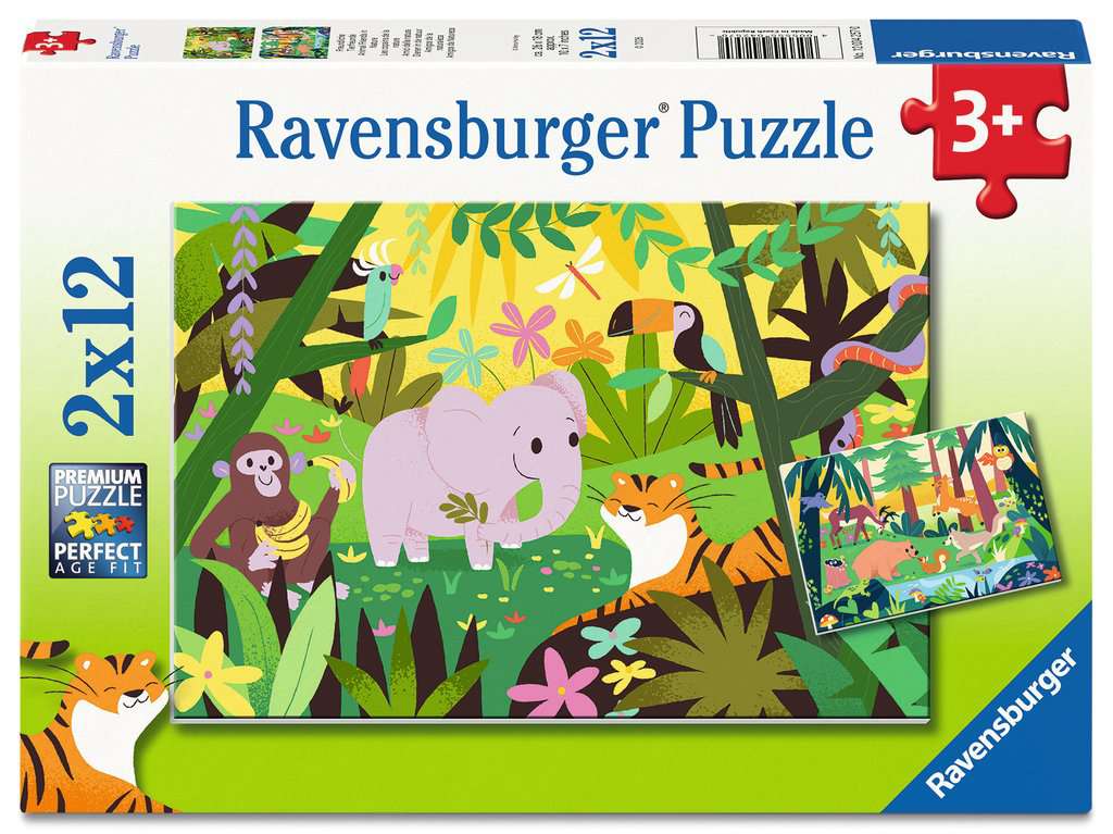 Animal Friends in Nature 2x12p - RAVENSBURGER