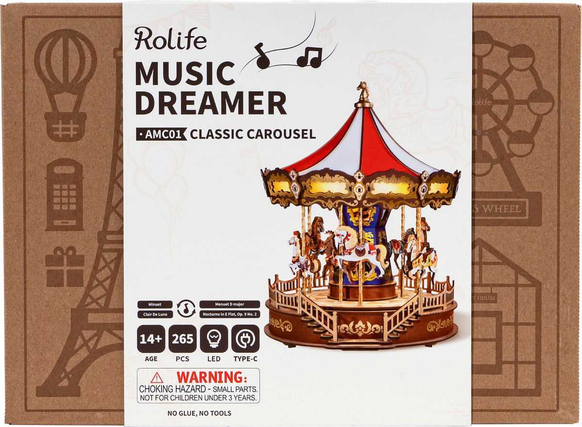 Classic Carousel - Music Dreamer - Rolife