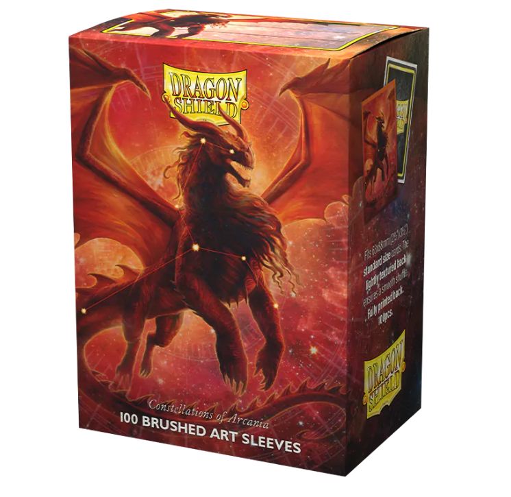 Constellations Rowan Brushed Art - 63.5x88 Sleeves - Box 100 Dragon Shield
