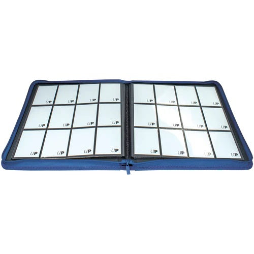Blue: Ultra Pro: UP15740 Vivid  12-Pocket Zippered  PRO-Binder