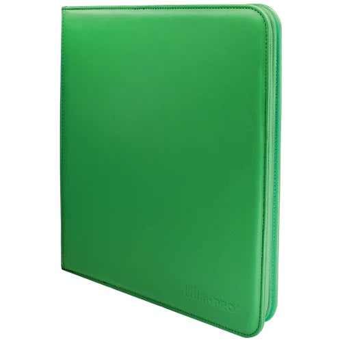 Green: Ultra Pro: UP15740 Vivid  12-Pocket Zippered  PRO-Binder