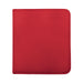 Red: Ultra Pro: UP15740 Vivid  12-Pocket Zippered  PRO-Binder