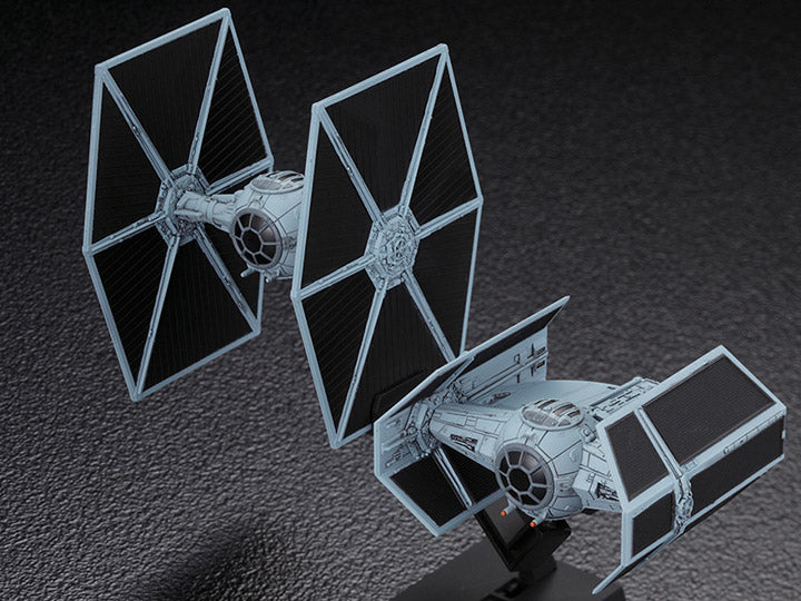 TIE ADVANCED x 1 and  FIGHTER SET STAR WARS VEHICLE MODEL 007