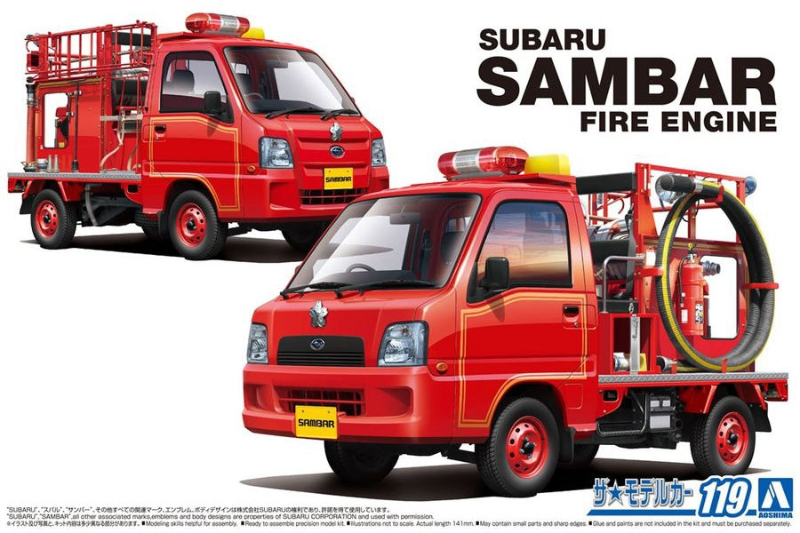 1:24 SUBARU TT2 SAMBAR THE FIRE ENGINE 11