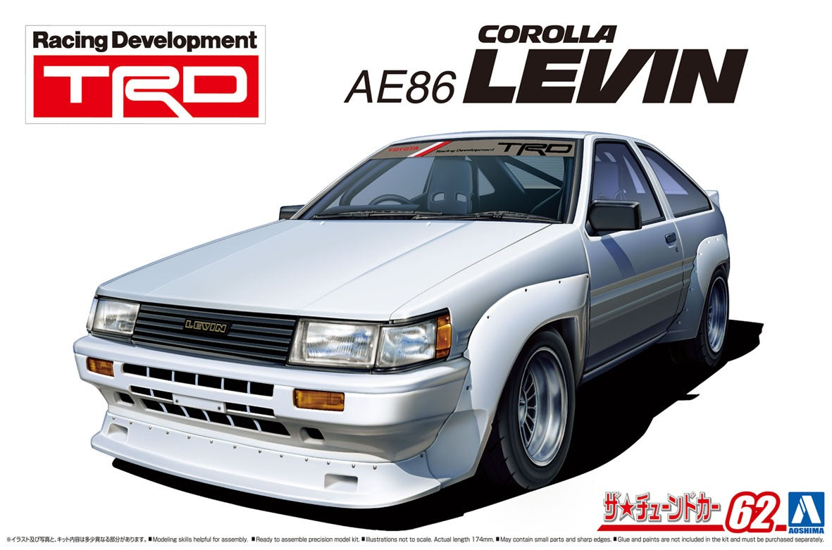 1/24 TRD AE86 COROLLA  LEVIN 83 TOYOTA