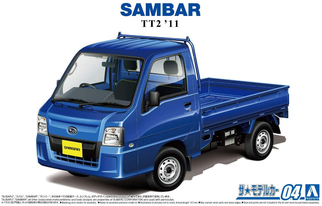 1/24 SUBARU TT2 SAMBAR WR BLUE LIMITED 11