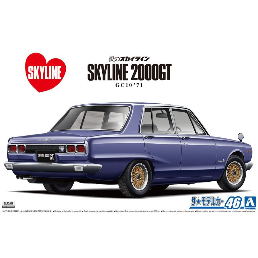 1:24 NISSAN GC10 SKYLINE 2000GT 71