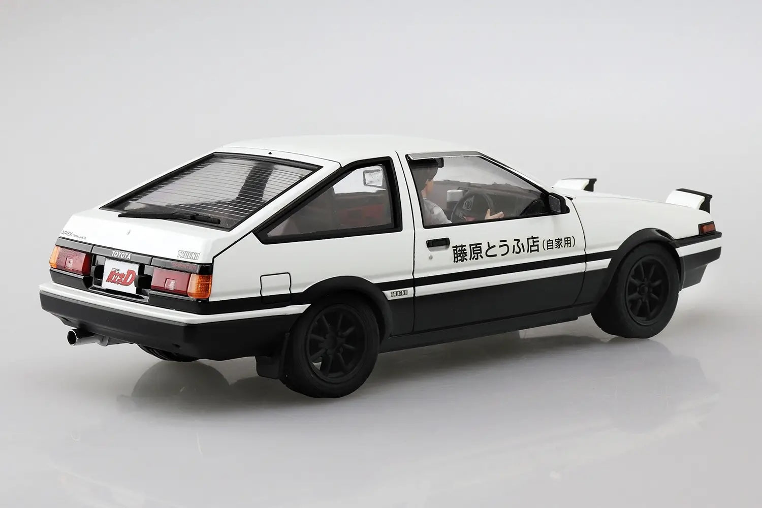1:24 FUJIWARA TAKUMI AE86 TRUENO PROJECT-D Ver. with Figure