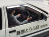 1:24 FUJIWARA TAKUMI AE86 TRUENO PROJECT-D Ver. with Figure