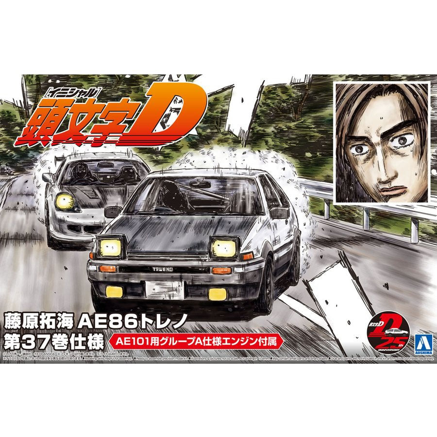 1:24 TAKUMI FUJIWARA 86 TRUENO COMICS VOL.37 VER.TOYOTA
