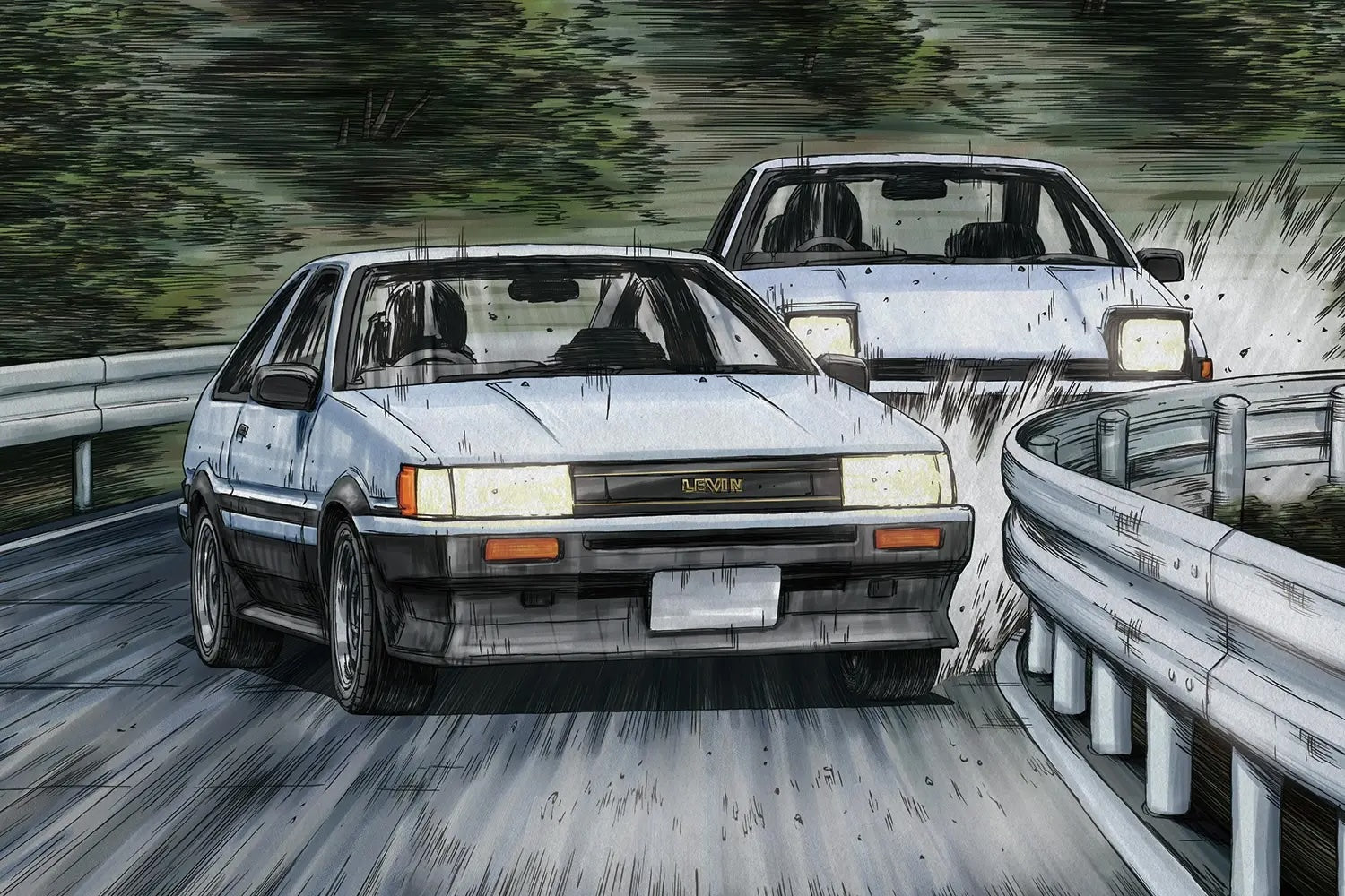 1:24 AKIYAMA WATARU AE86 LEVIN TOYOTA