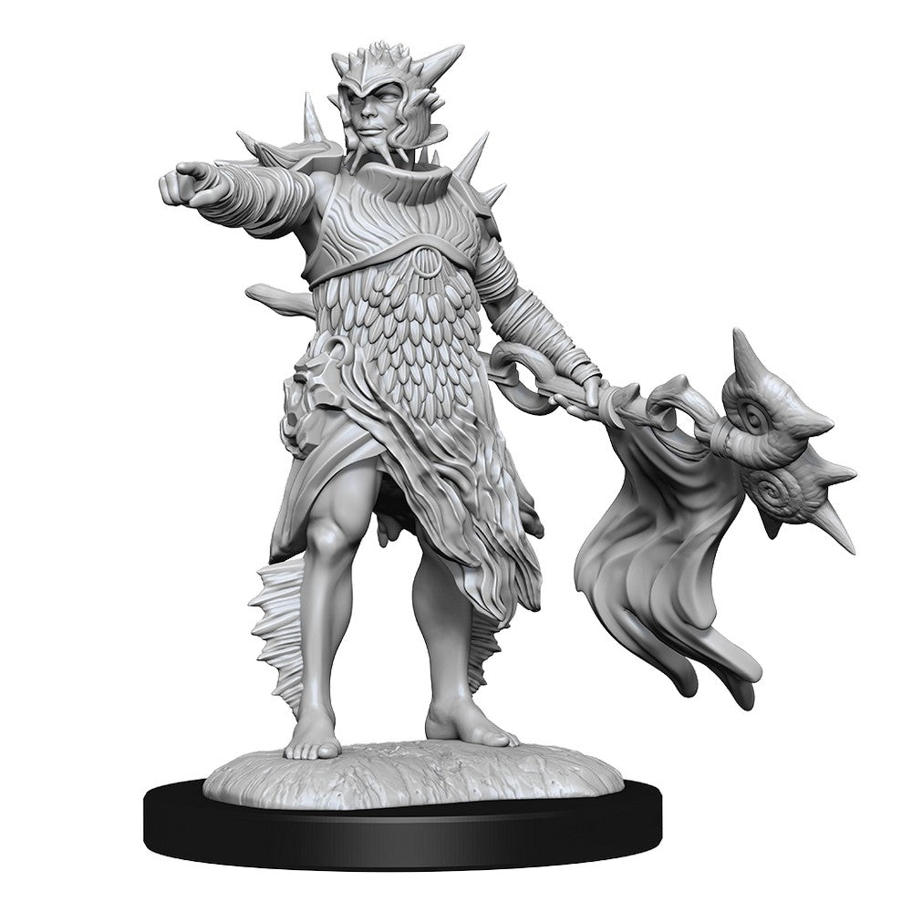 Coralhelm Commander & Halimar Wavewatch Merfolk - Magic the Gathering Unpainted Miniatures